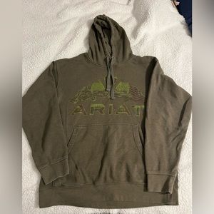 Army Green Ariat Sweatshirt